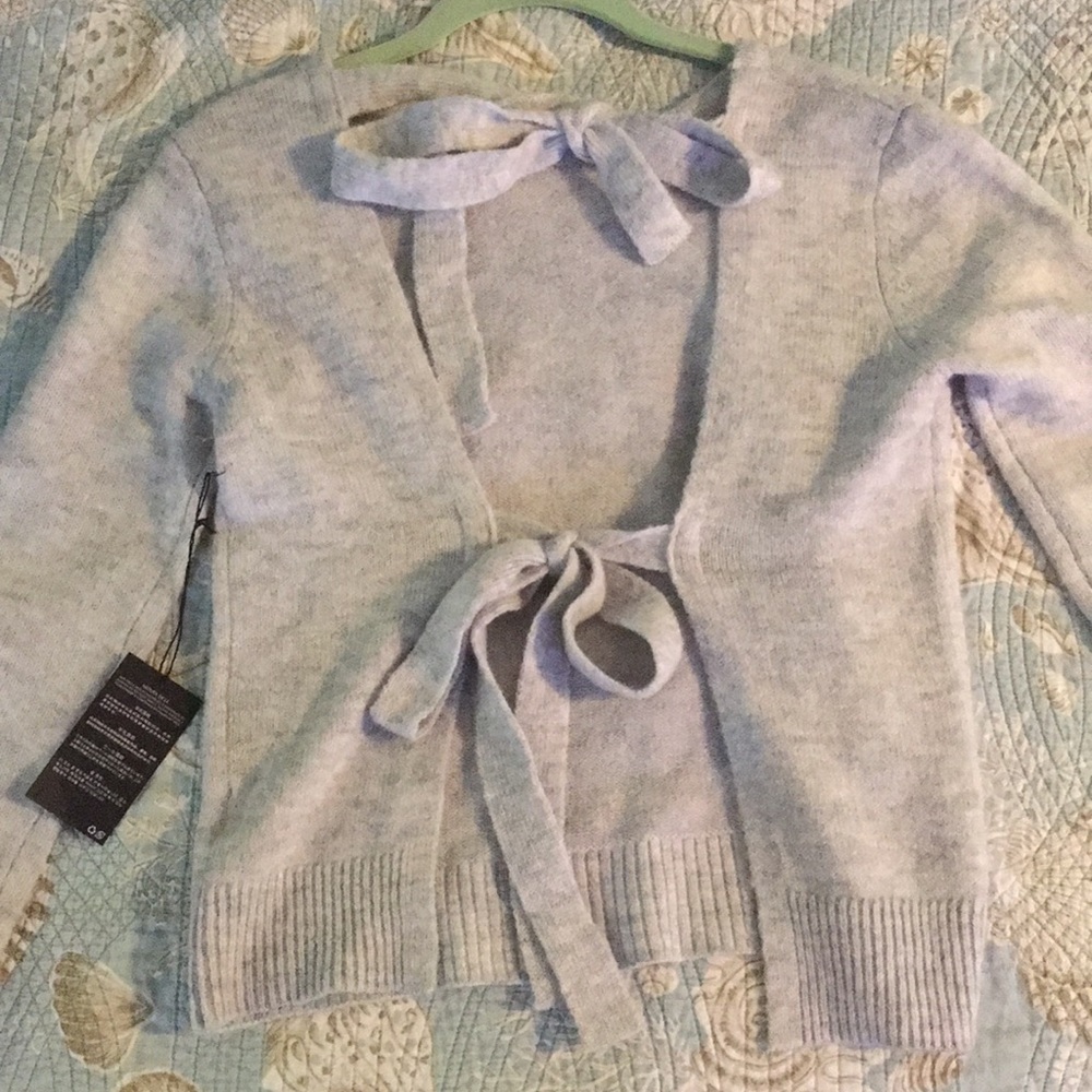 Grey Wool Sweater 🌺🌺